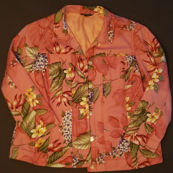 Lite Weight Floral Jacket
